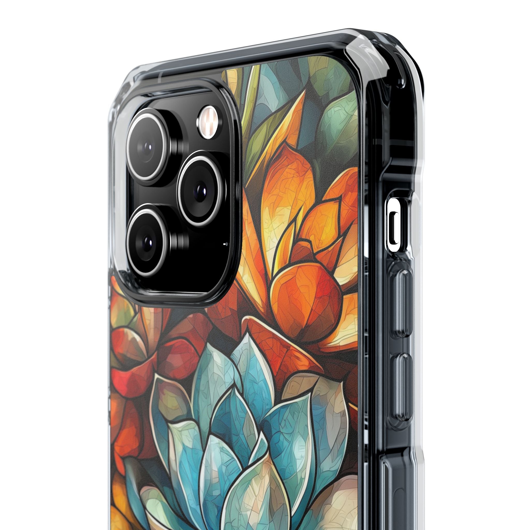 Vibrant Succulent Garden iPhone Case - Impact