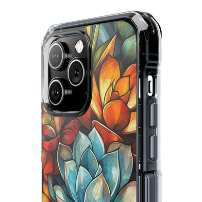 Vibrant Succulent Garden iPhone Case - Impact