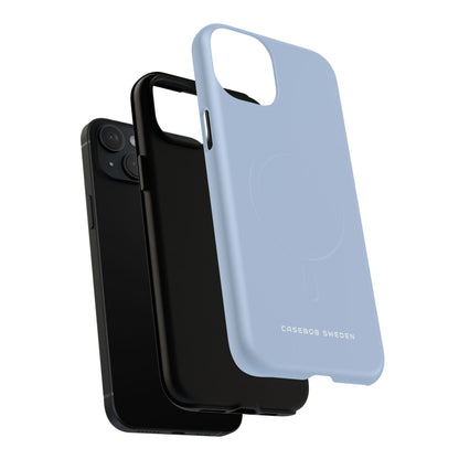 Light Steel Blue iPhone 15 | Tough+ Phone Case