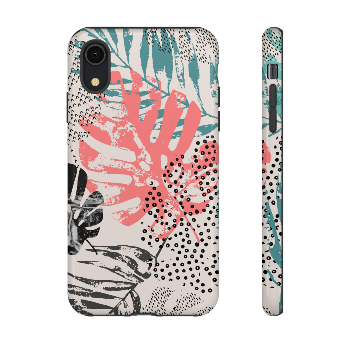 Rough Grunge Tropical - Protective Phone Case