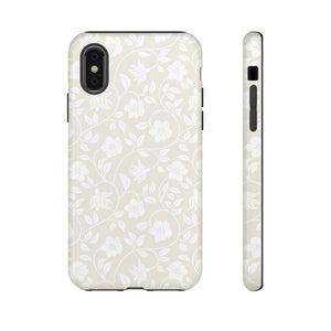 Light Color Floral iPhone case - Protective Phone Case