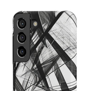 Monochrome Chaos | Slim Phone Case for Samsung