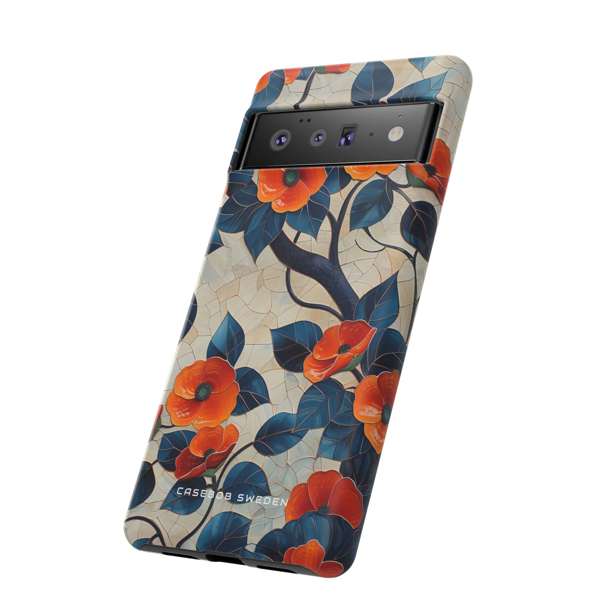 Orange Blossoms Mosaic Harmony Google Pixel 6 - Tough Phone Case