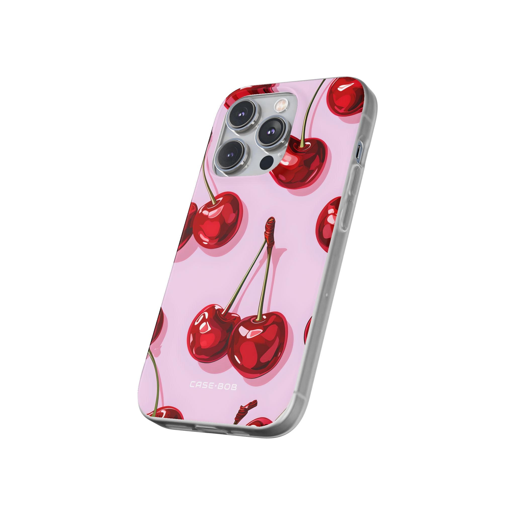 Glossy Cherry Burst iPhone 14 Pro Case - Soft