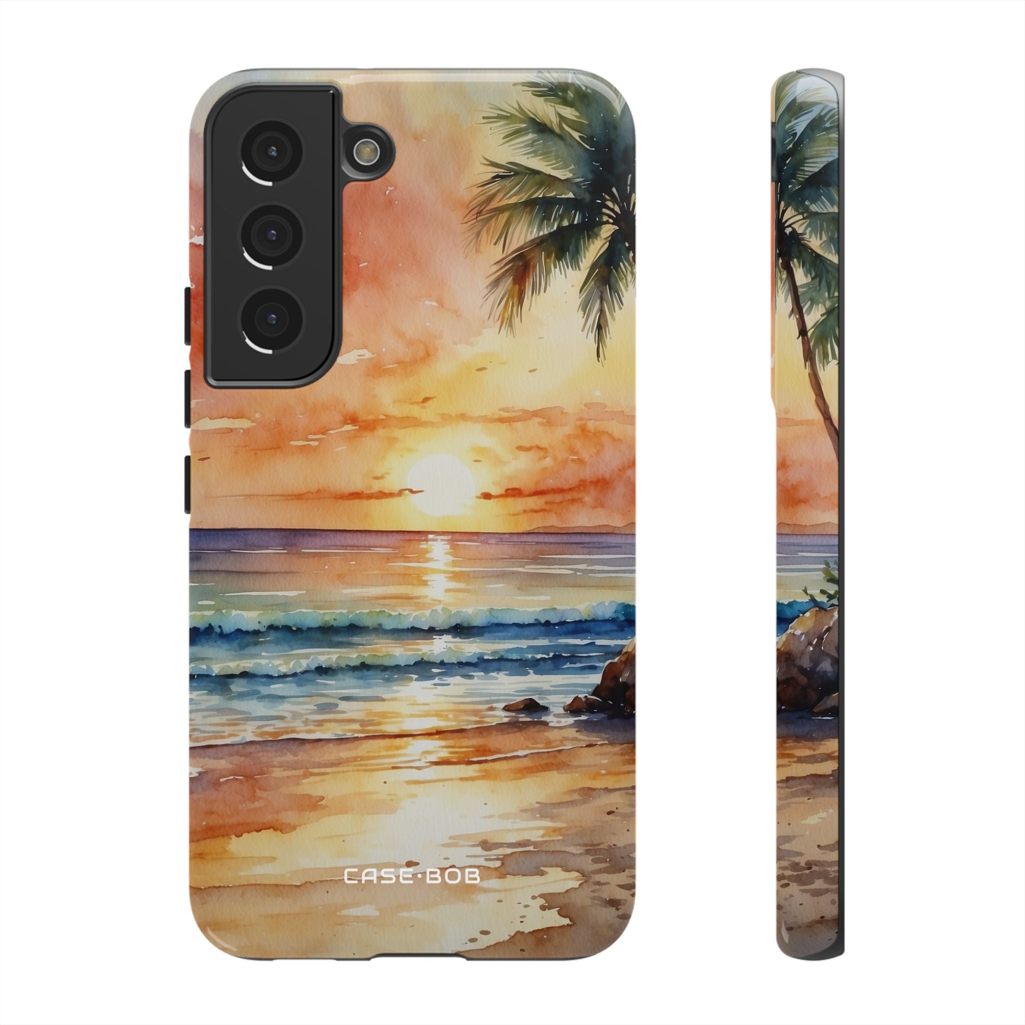 Sunset Palm Samsung S22 Case - Tough