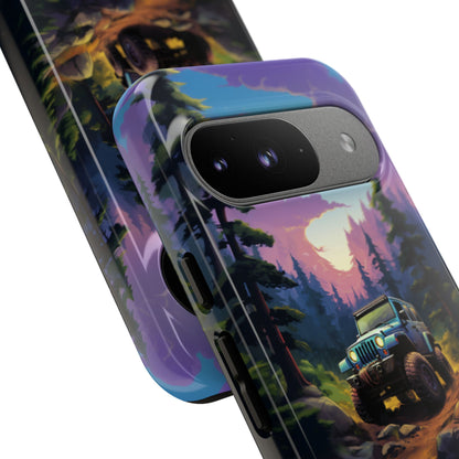 Sunset Forest Drive - Google Pixel Case