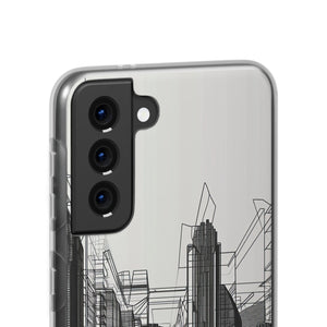 Urban Wireframe | Flexible Phone Case for Samsung Galaxy