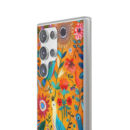 Colorful Birds Bloom Samsung S23 Ultra Case - Soft