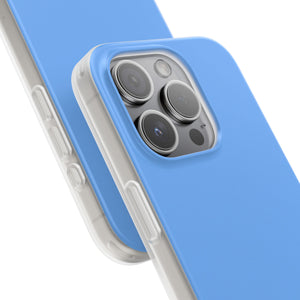 French Sky Blue | Handyhülle für iPhone (Flexible Hülle) 