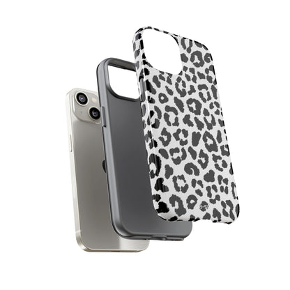 Monochrome Leopard Essence - iPhone Case