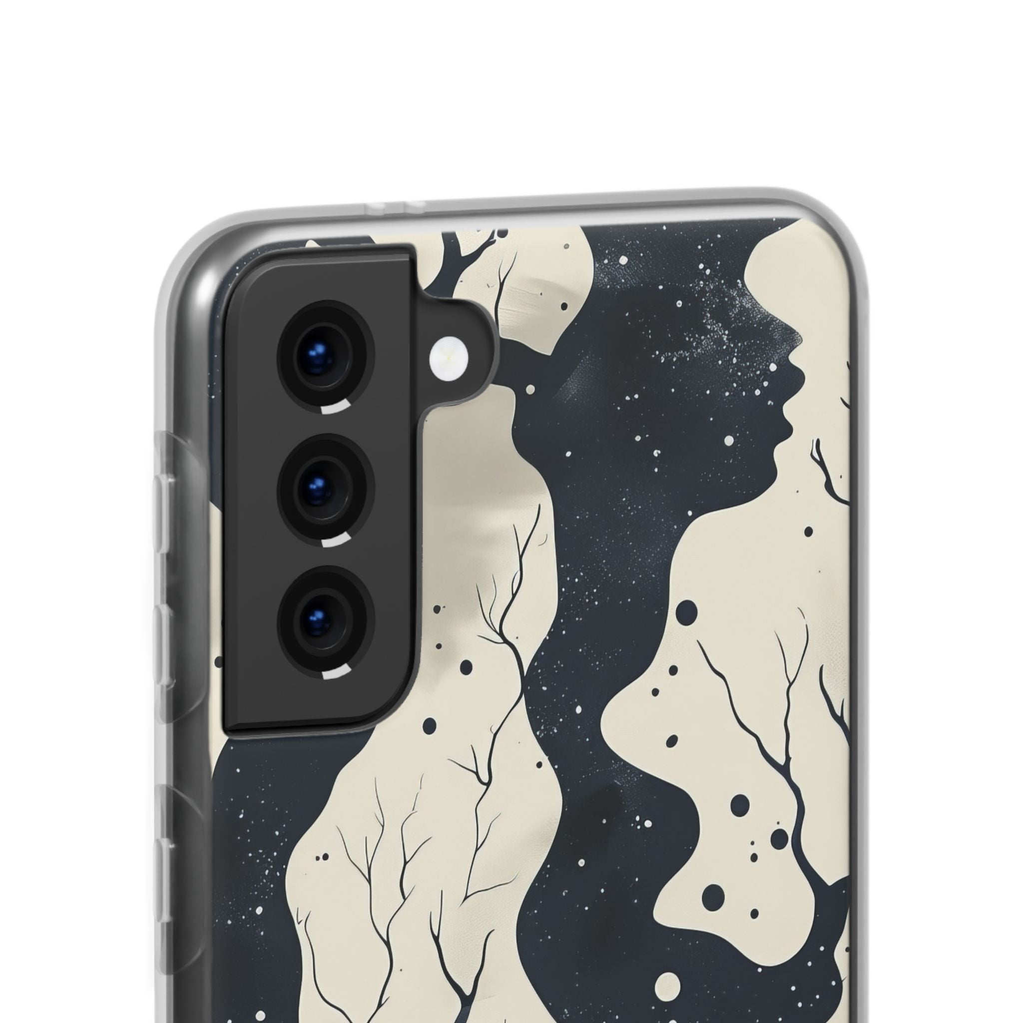 Organic Fluid Silhouettes with Cosmic Depth Samsung S21 - Flexi Phone Case