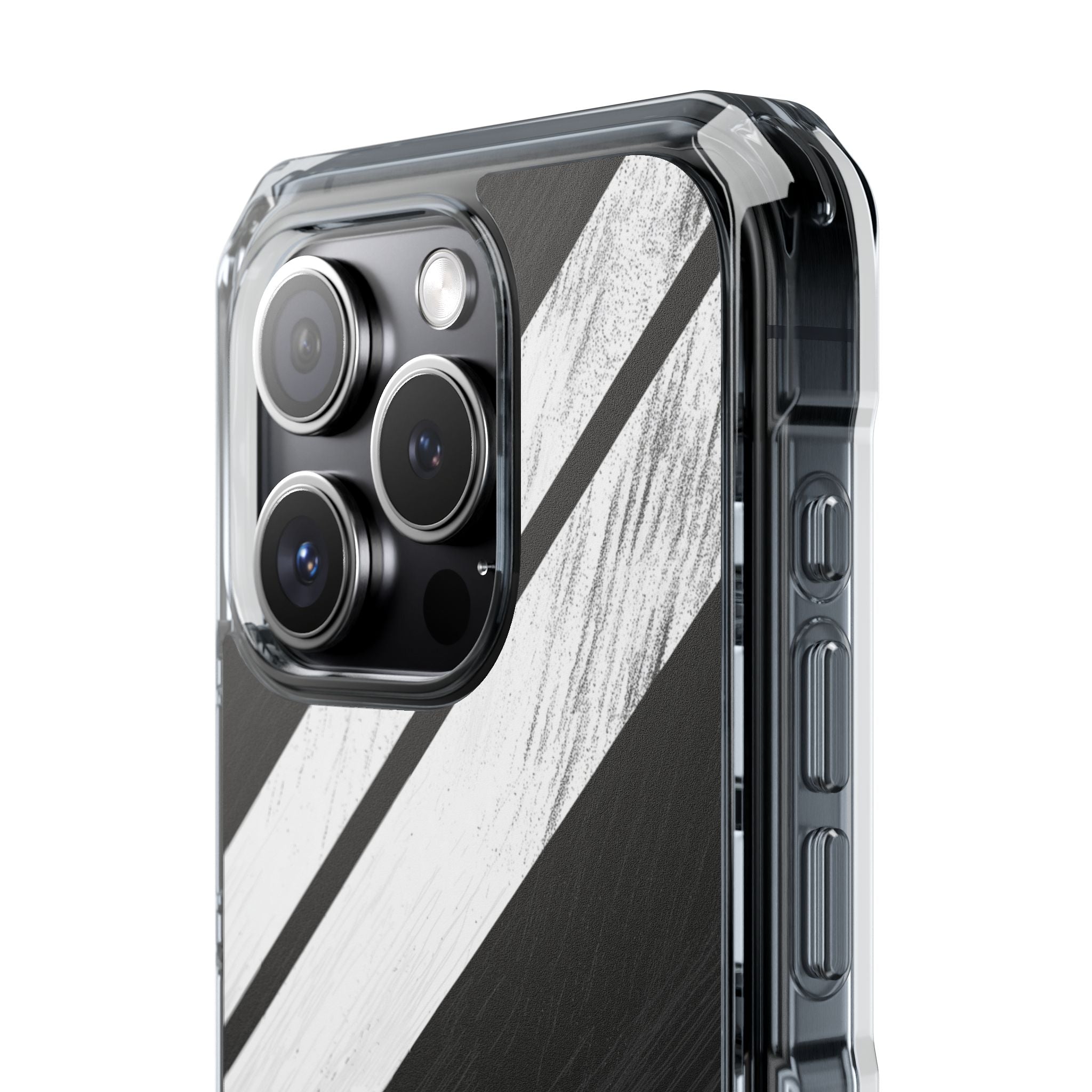 Distressed Stripe Motion iPhone 15 Pro Case - Impact