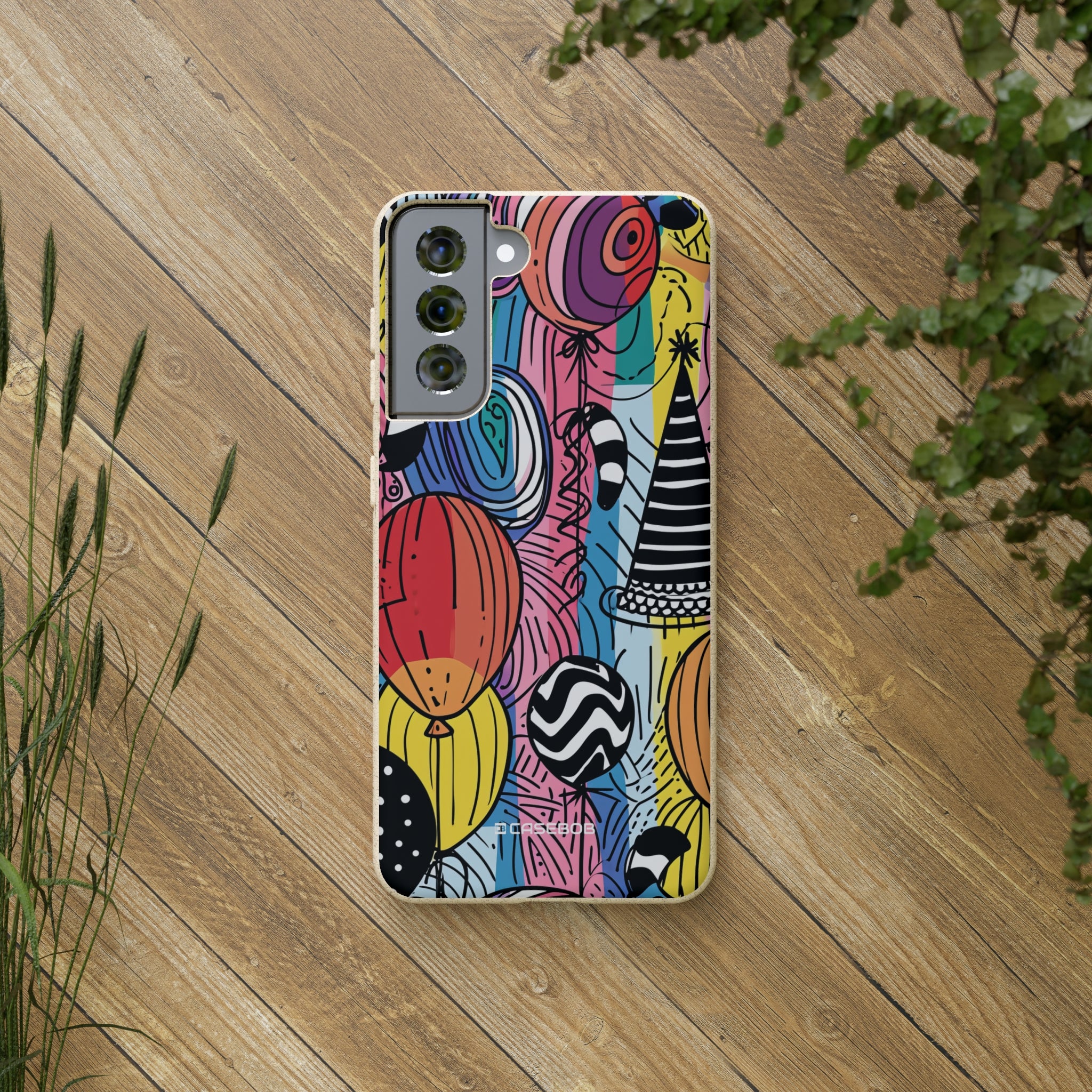 Vibrant Party Whimsy | Biodegradable Phone Case