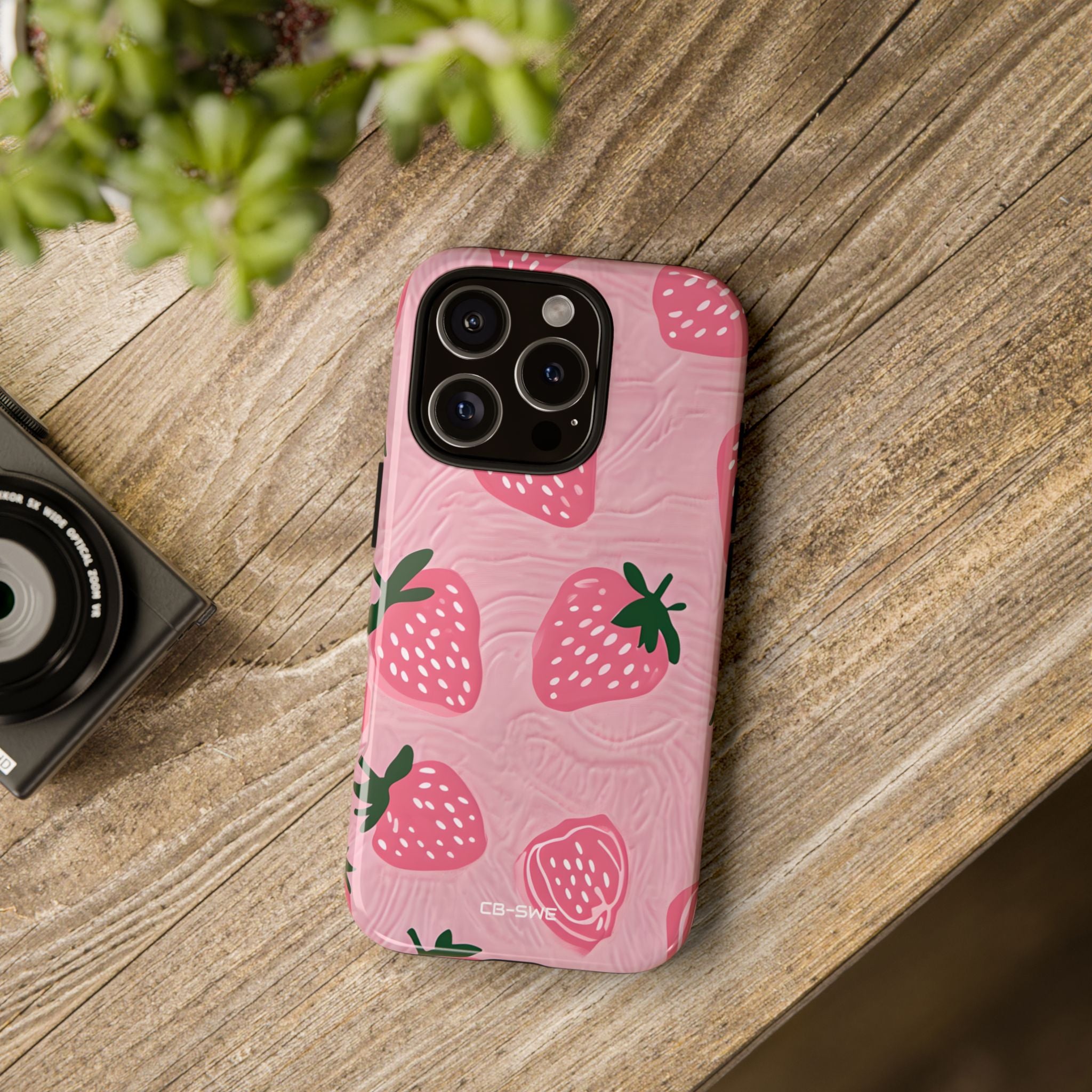 Summer Strawberry Delight - iPhone Case