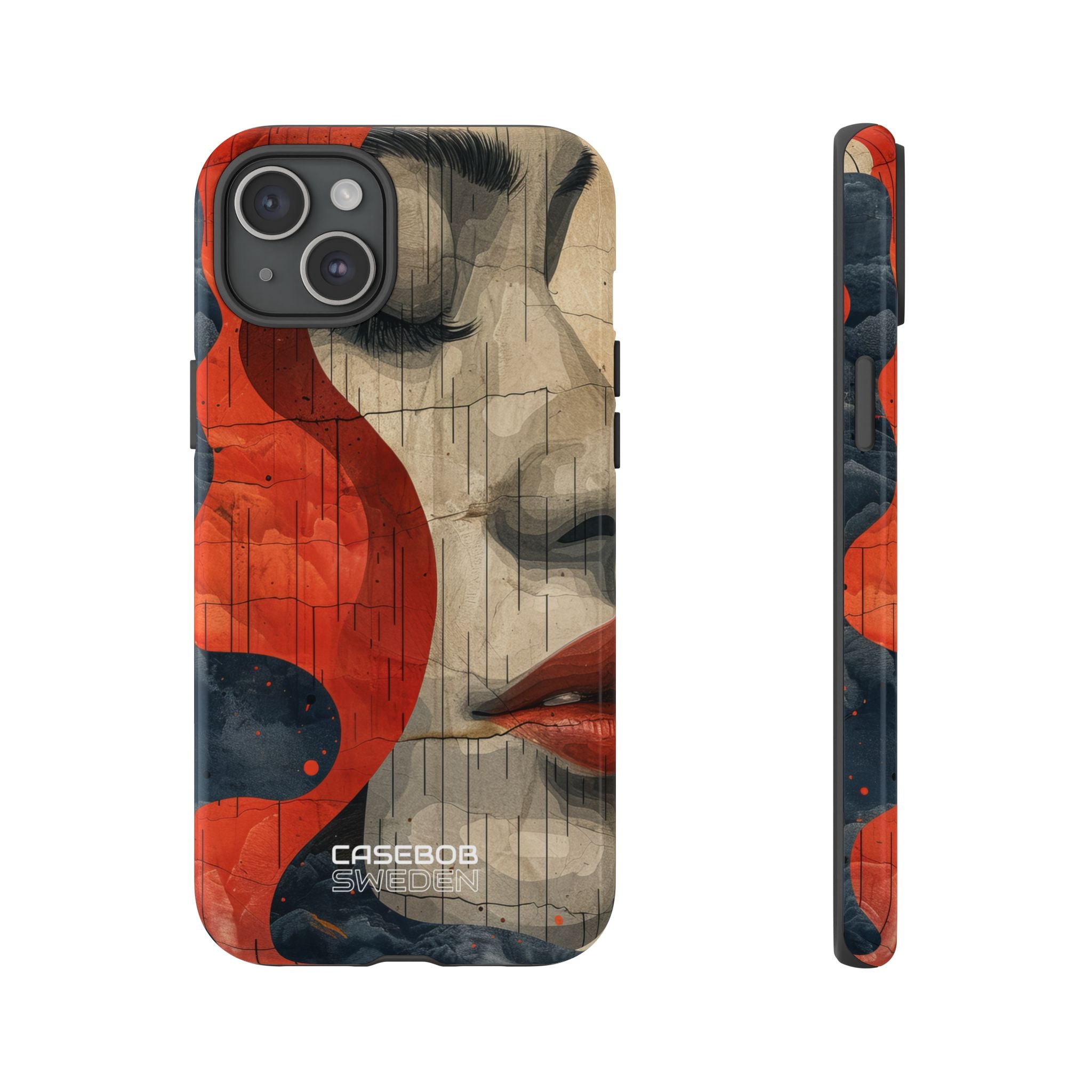 Crimson Flow Profile iPhone 15 - Resistente