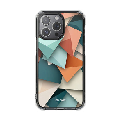 Geometric Color Harmony iPhone Case - Impact