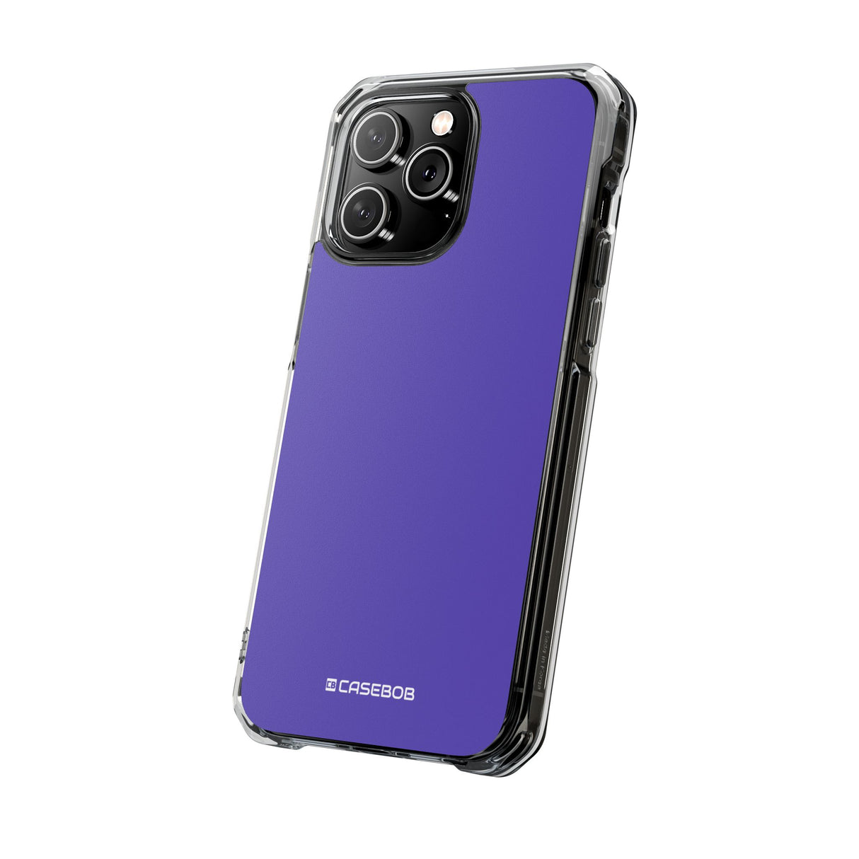 Plump Purple | Handyhülle für iPhone (Clear Impact Case – magnetisch) 