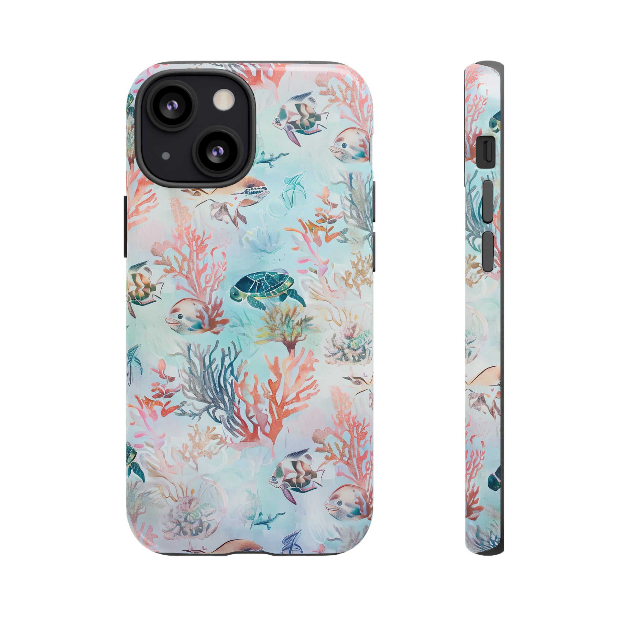 Pastel Underwater Serenade - Protective Phone Case