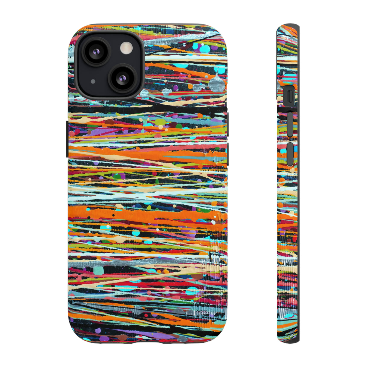 Oil painting - Stripe - Protective Phone Case