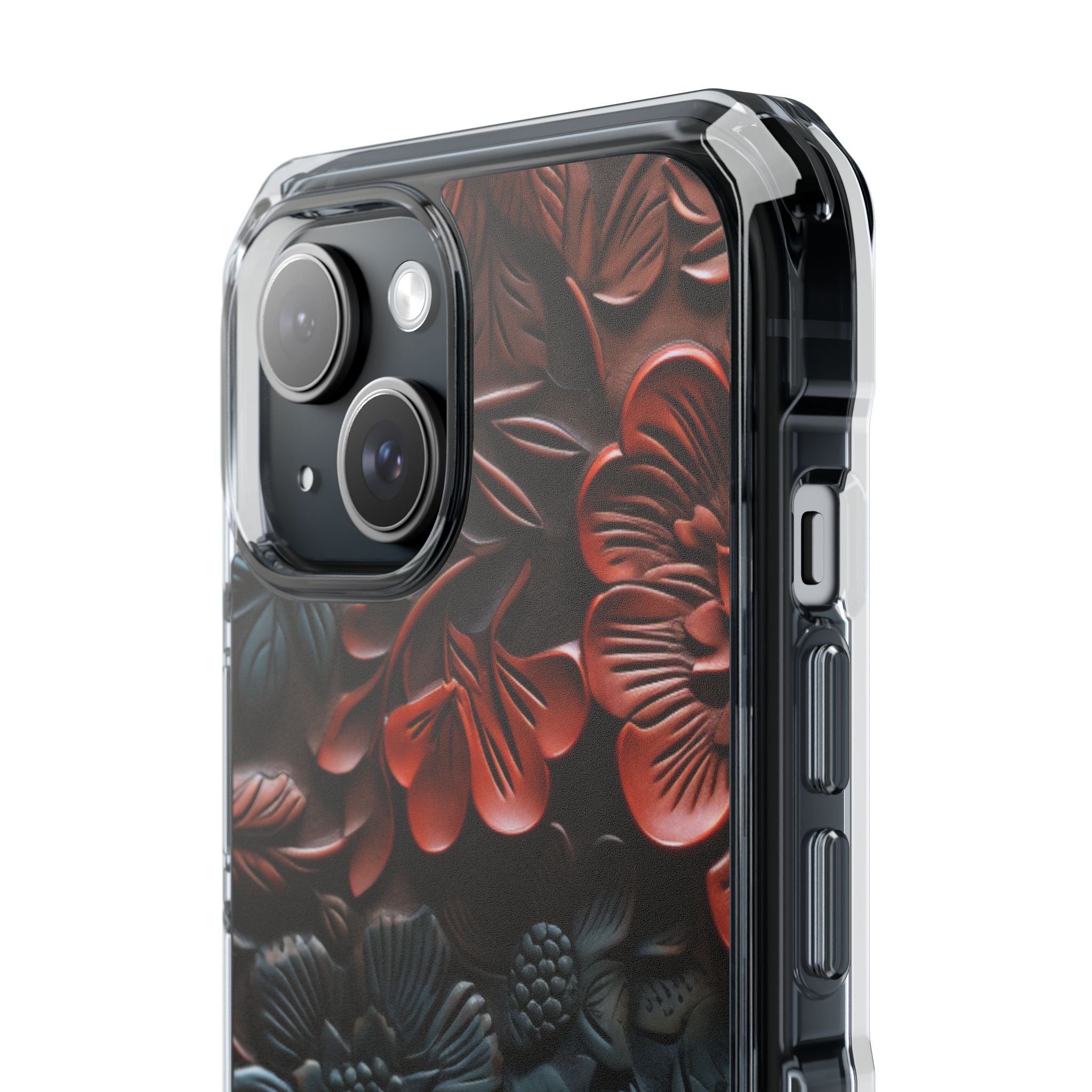 Sculpted Floral Elegance iPhone Case - Impact