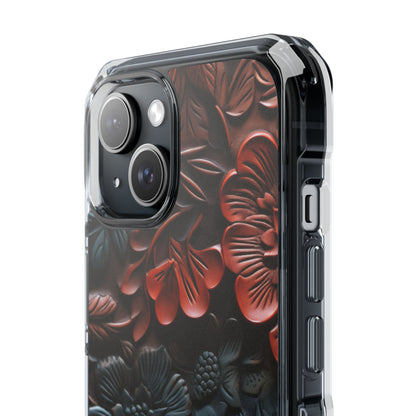Sculpted Floral Elegance iPhone Case - Impact