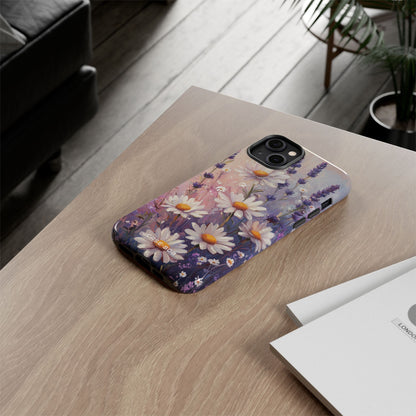 Daisy Lavender Bloom iPhone 14 Plus Case - Tough