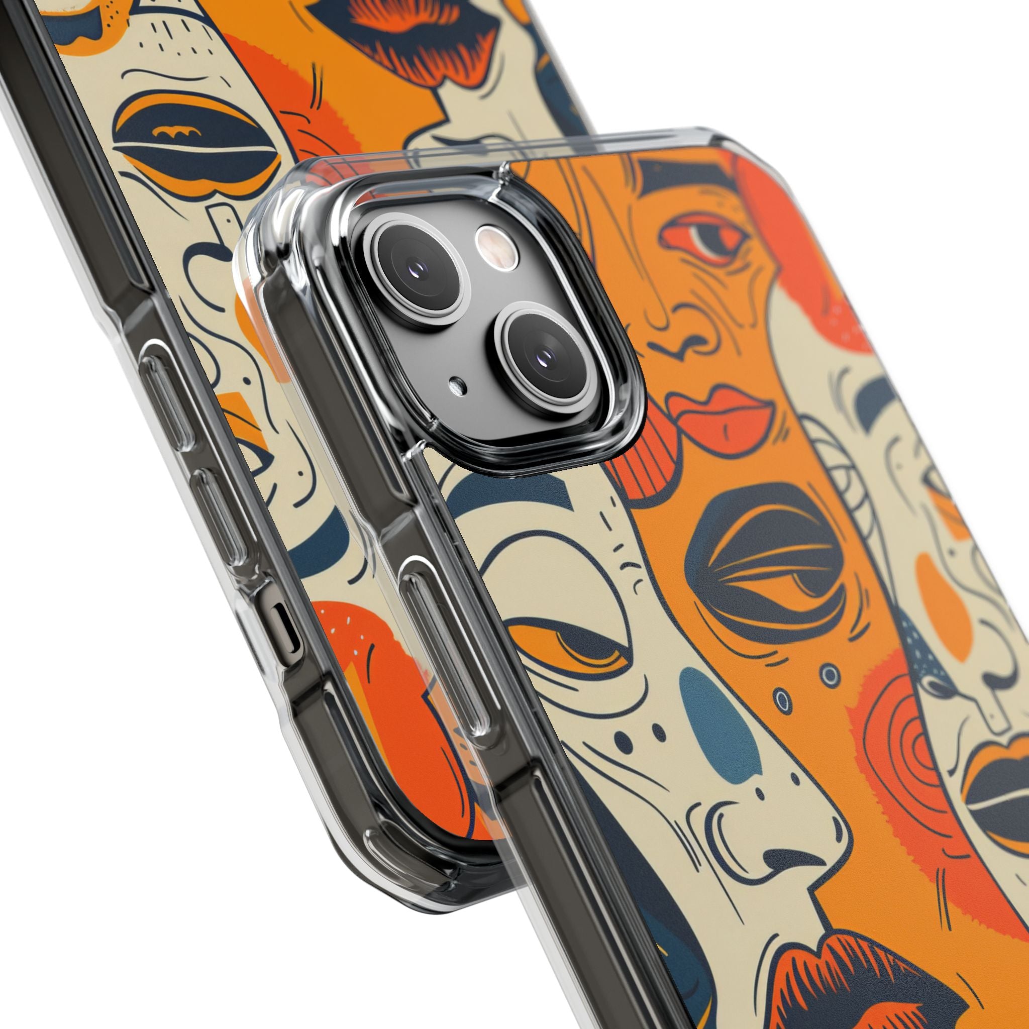 Tangled Faces Sunset iPhone 14 Plus Case - Impact