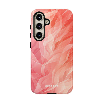 Peach Wave Drift Samsung S24 Case - Tough