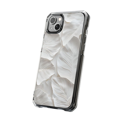 Elegant Leaf Relief iPhone Case - Impact