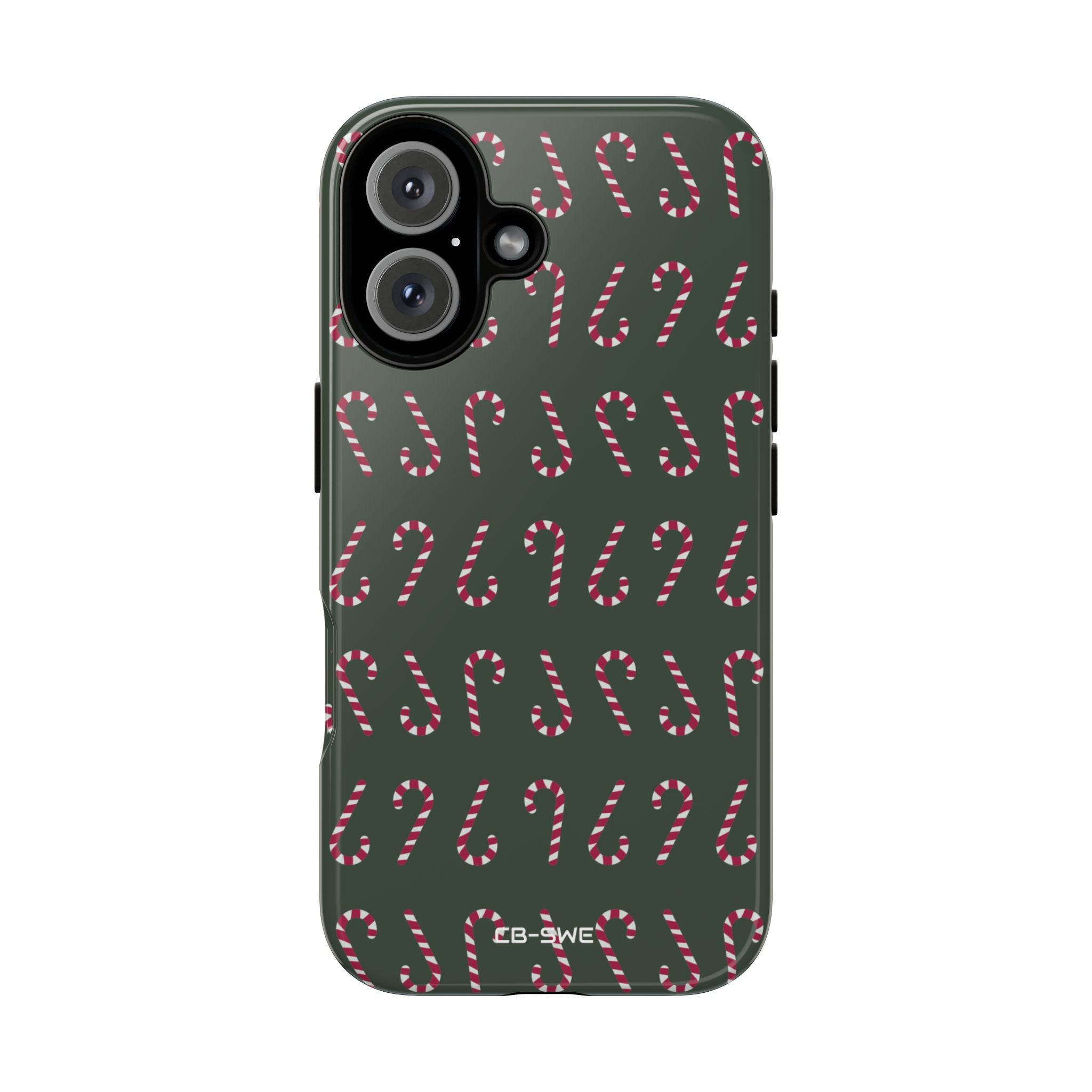 Candy Canes Aligned - iPhone Case