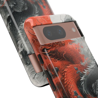 Zen Dragon Harmony Google Pixel 8 - Tough Phone Case