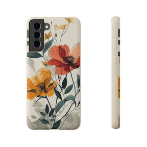 Serene Floral Harmony | Biodegradable Phone Case