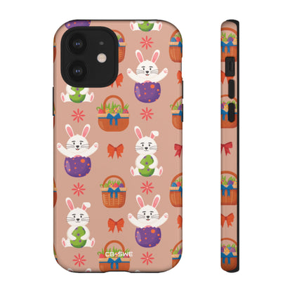 Bunnies Hold Eggs - iPhone Case