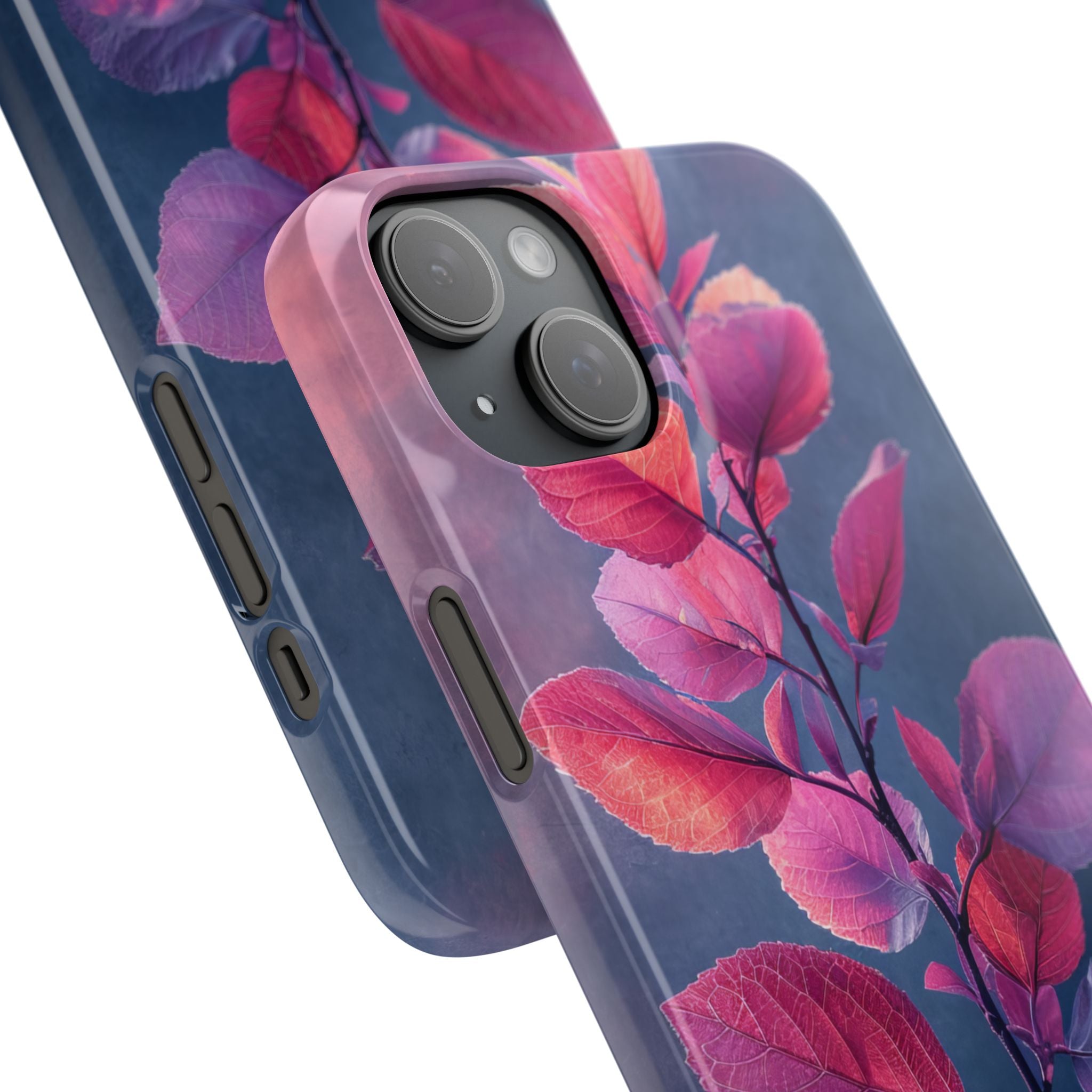 Pink Blue Nature - Slim iPhone 15 Phone Case