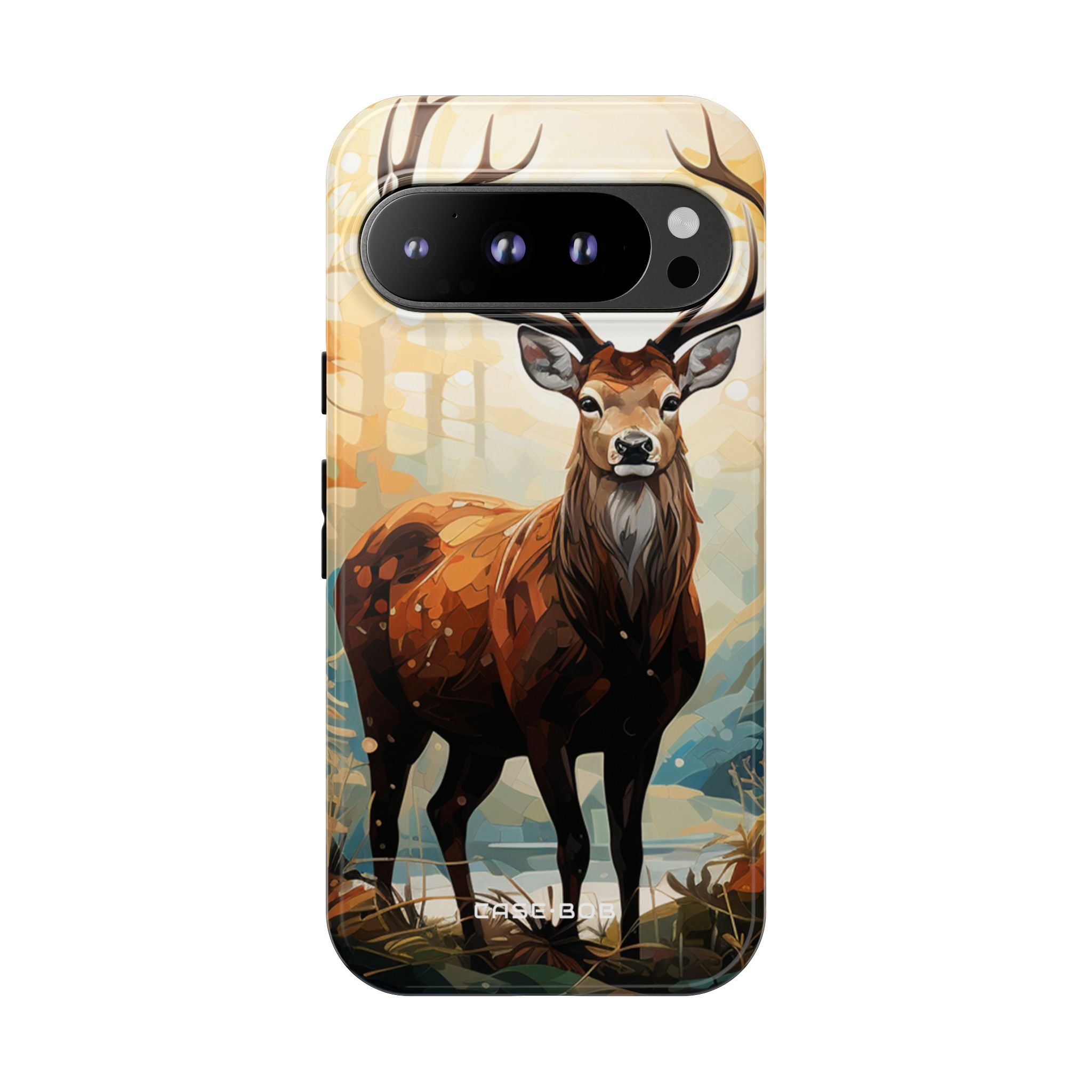 Glowing Stag Google Pixel 9 Pro Case - Tough