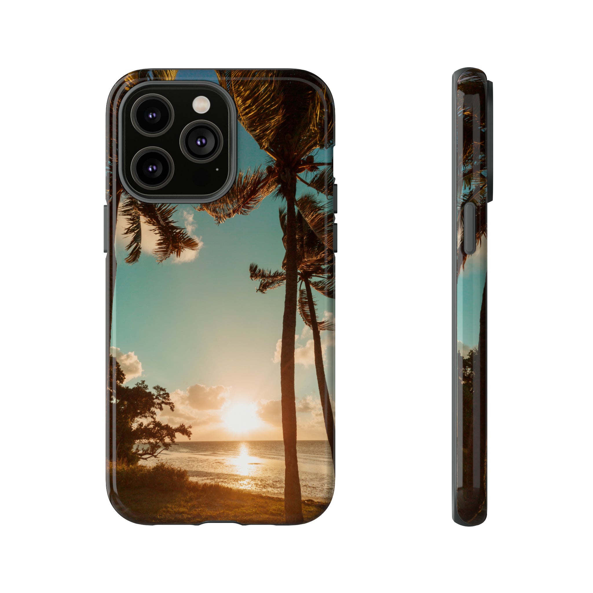 Sundown Palmtrees - Protective Phone Case