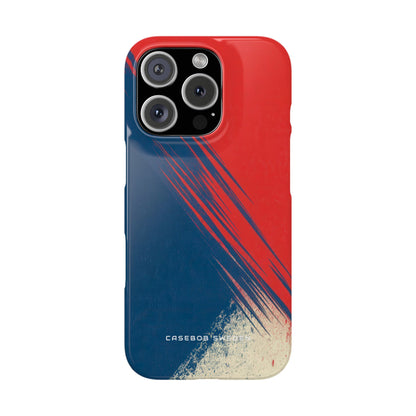 Vintage Brushstroke Harmony iPhone 16 - Slim Phone Case