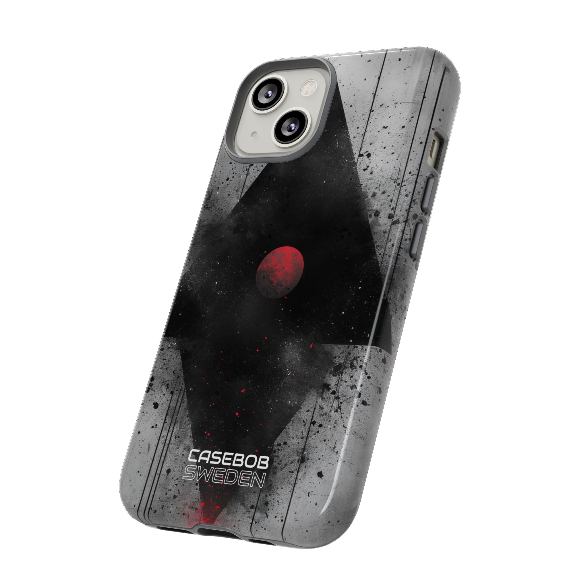 Crimson Core Geometry iPhone 14 - Tough