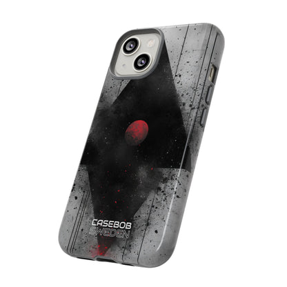 Crimson Core Geometry iPhone 14 - Tough