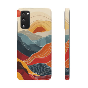 Sunset Waves | Slim Phone Case for Samsung