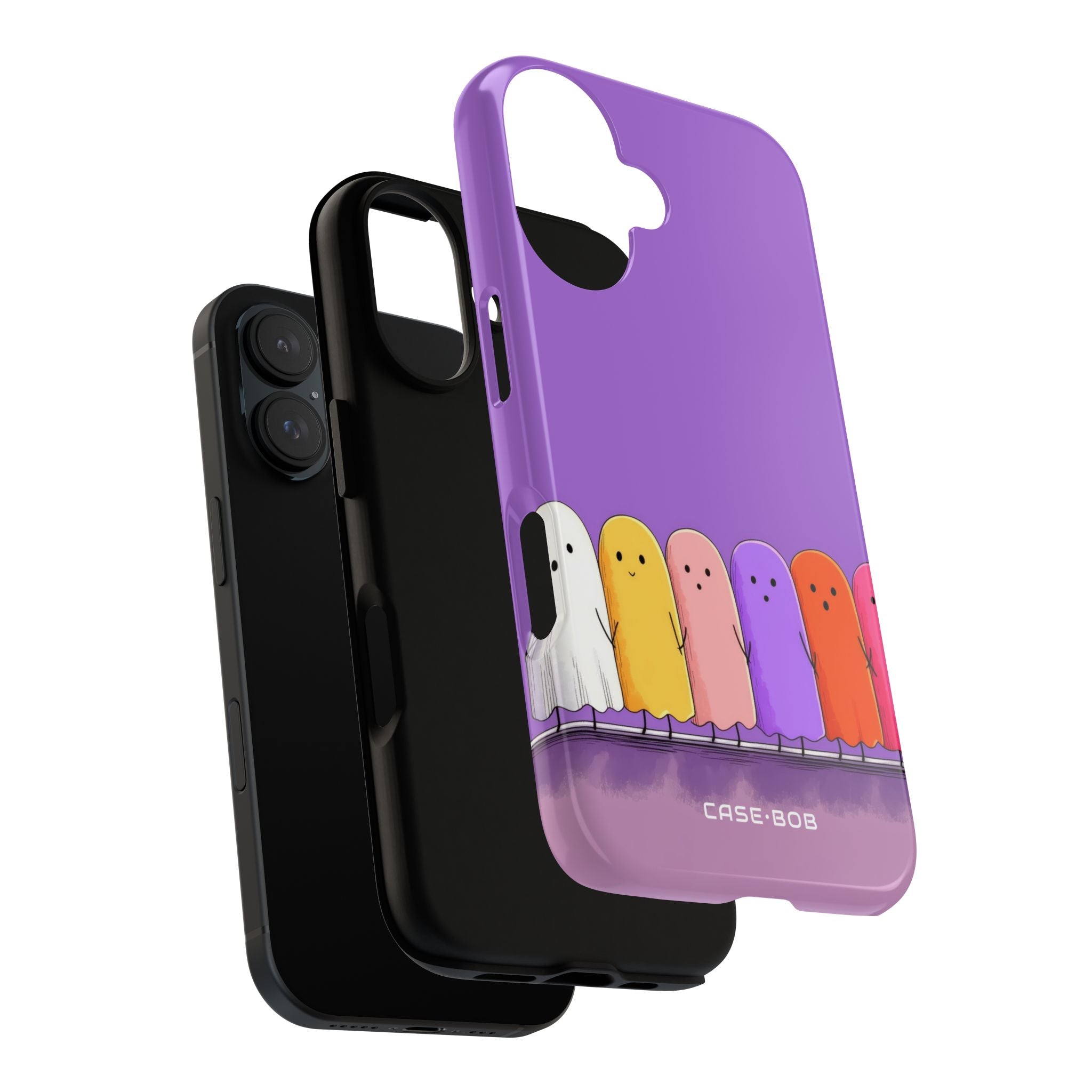 Colorful Ghosts iPhone 16 Pro Case - Tough