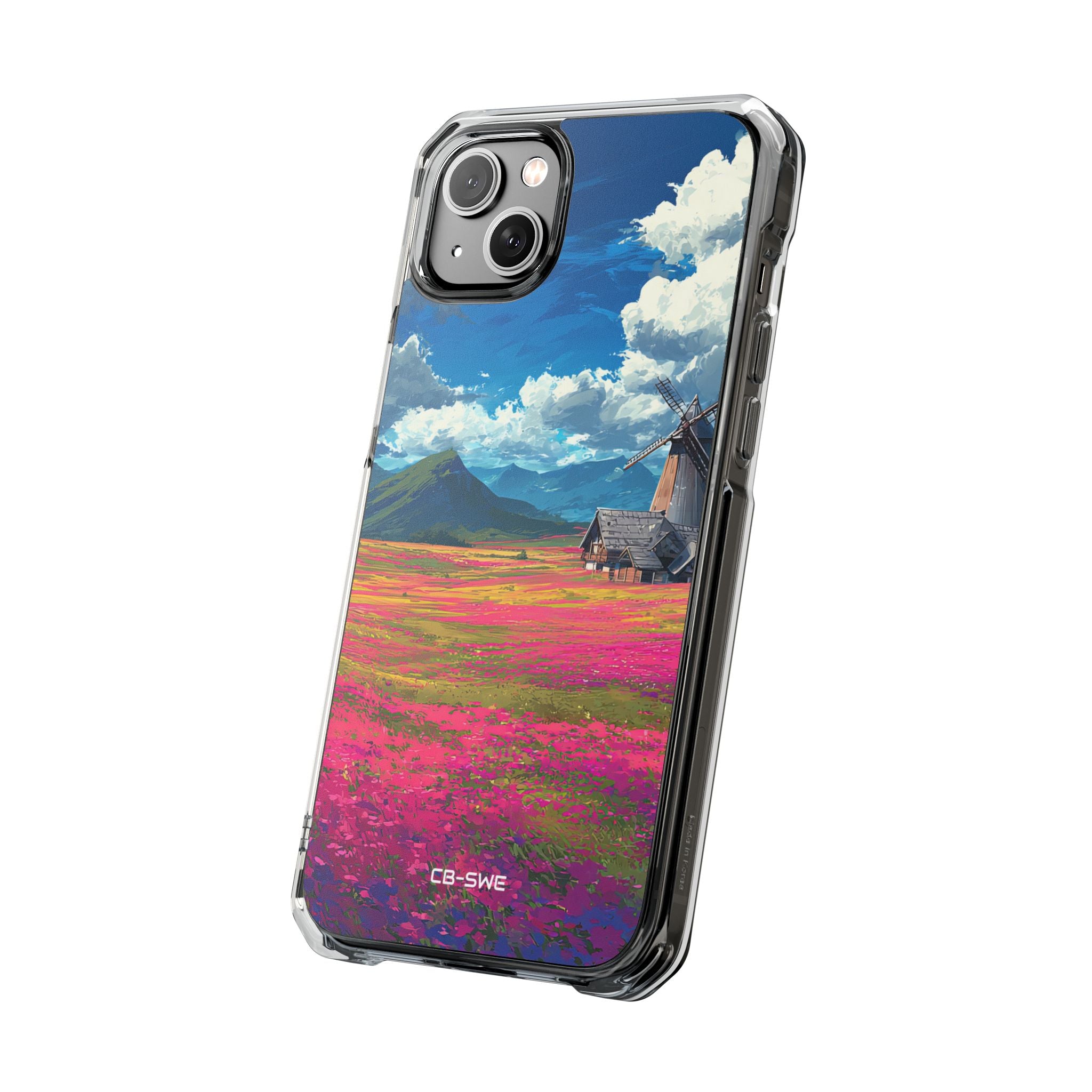 Impressionistic Summer Windmill iPhone Case - Impact