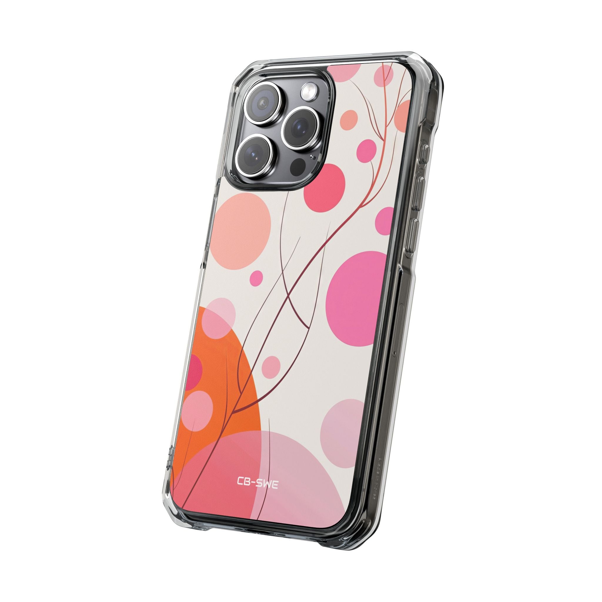 Circles Embrace Lines iPhone Case - Impact