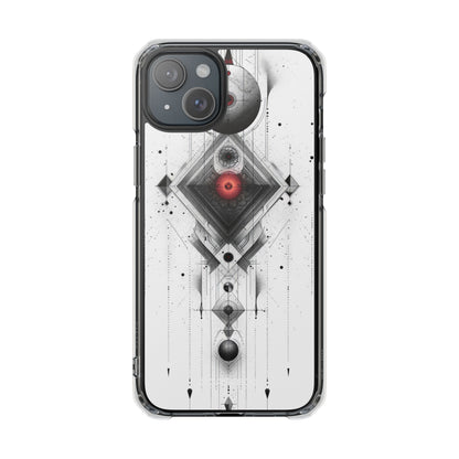 Red Geometry Harmony - Phone Case for iPhone