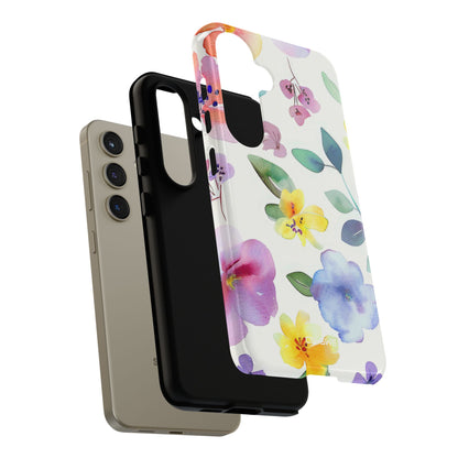 Whimsical Watercolor Florals - Samsung Case