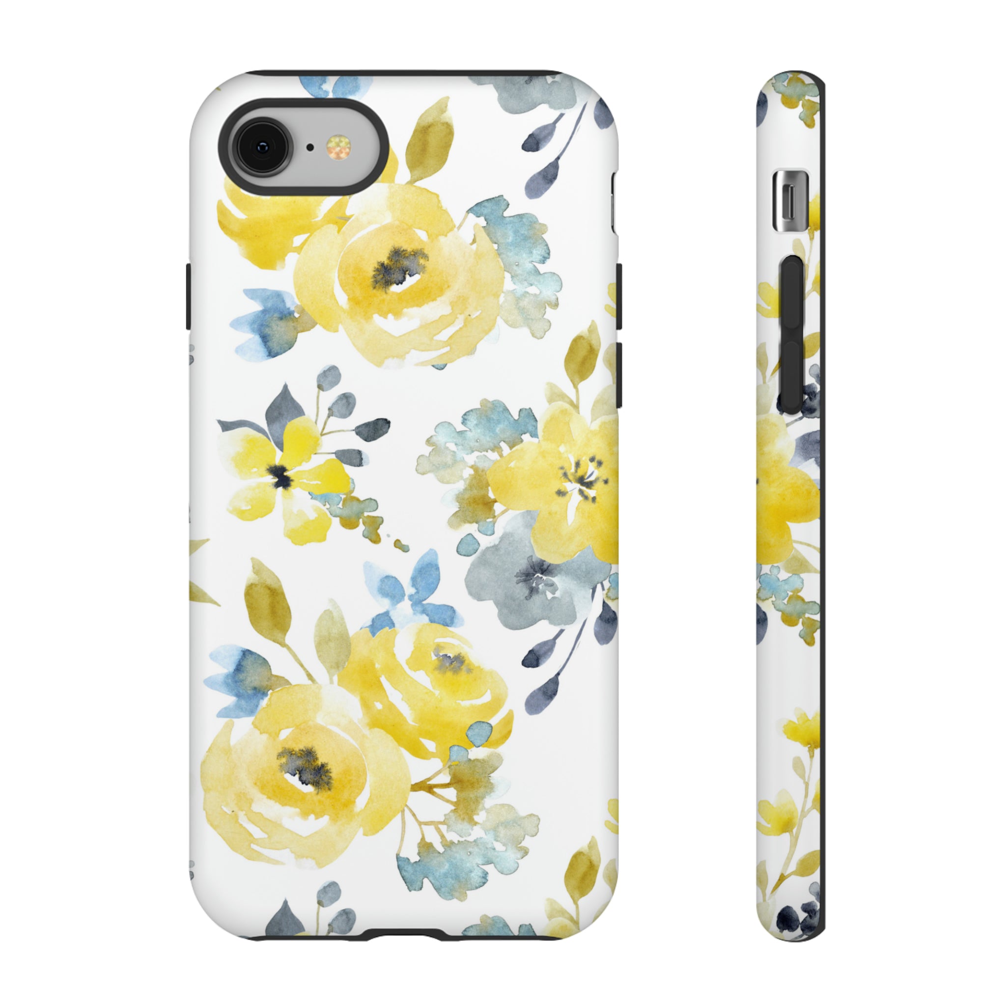 Yellow Floral - Protective Phone Case