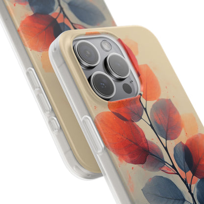 Ethereal Leaf Harmony iPhone 15 - Flexi Phone Case