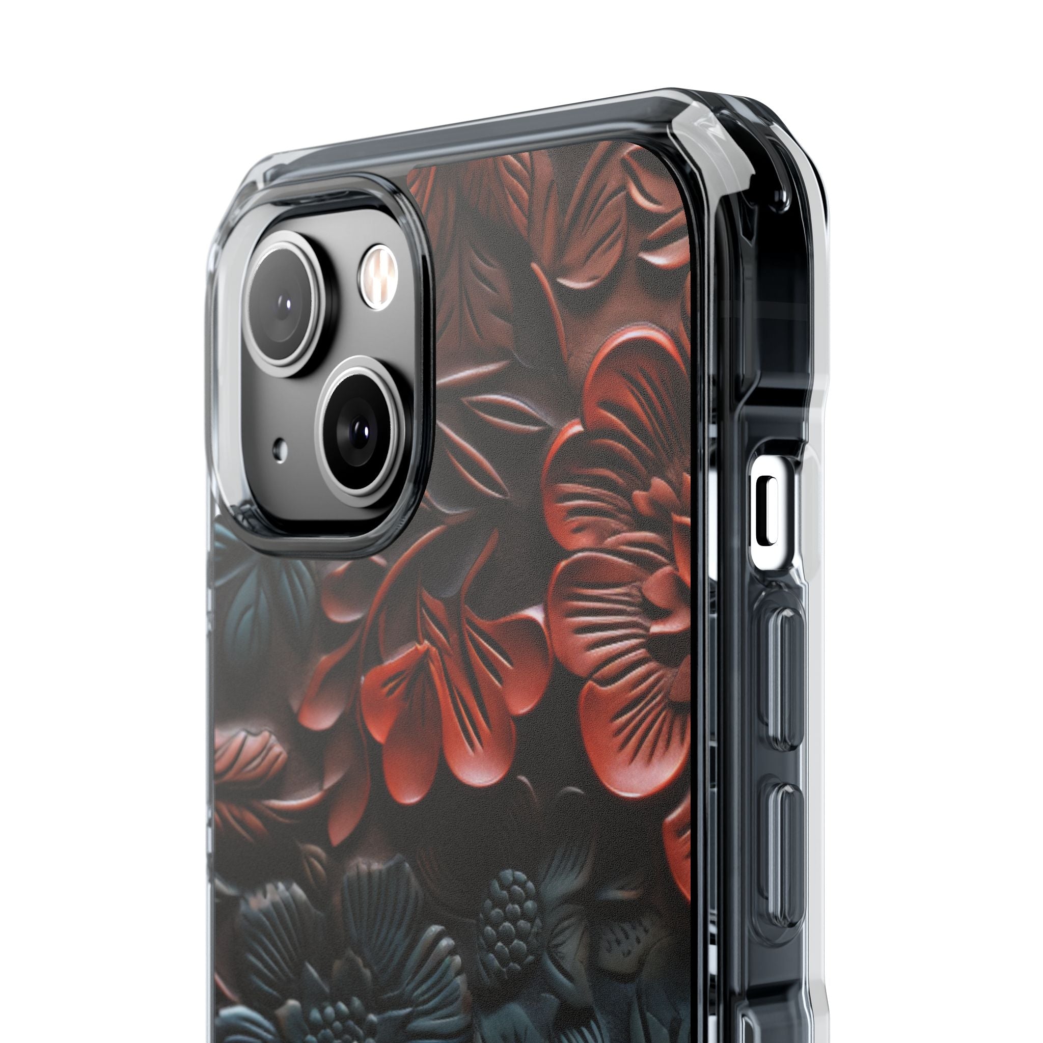 Sculpted Floral Elegance iPhone Case - Impact