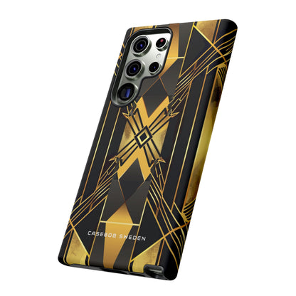 Golden Geometric Elegance Samsung S23 - Tough Phone Case