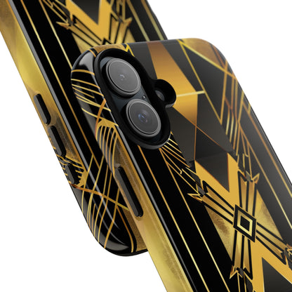 Golden Deco Symphony iPhone 16 - Tough